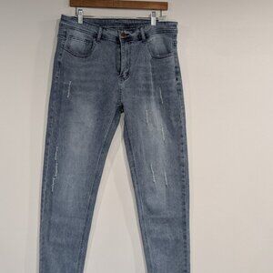 Manfinity Distressed Jeans Blue Size 34